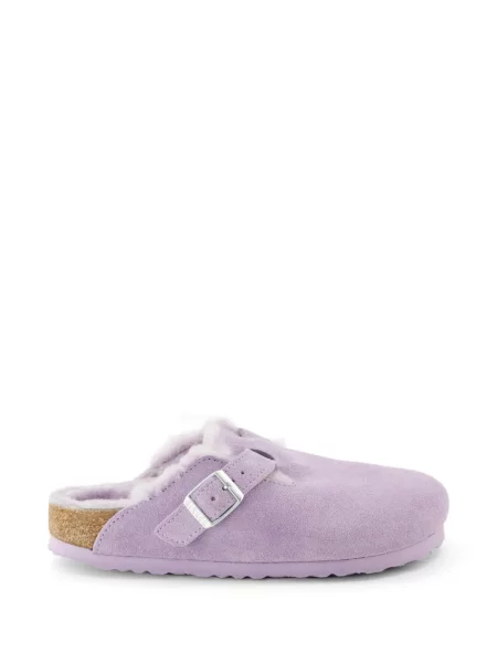 Papuci tip mules Birkenstock violet