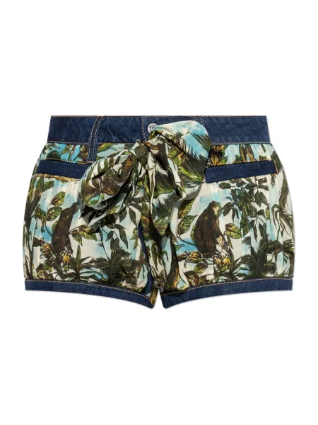 Szorty Dsquared2 z nadrukiem zielone