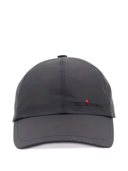 Șapcă Kiton cu broderie negru