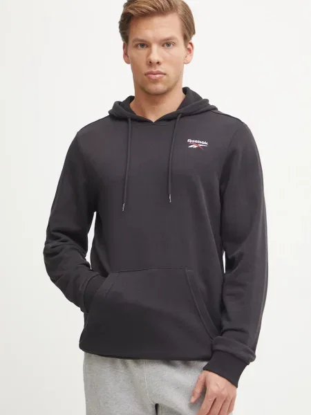 Geacă Reebok cu glugă negru