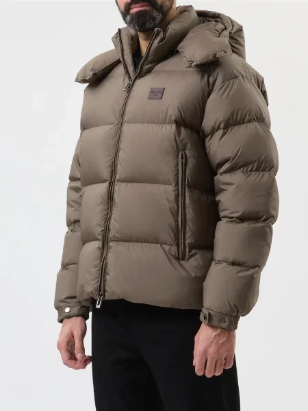 Пуховик Emporio Armani зеленый