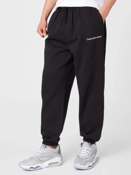 Hlače Calvin Klein Jeans crna