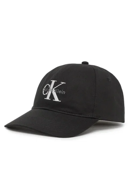 Șapcă Calvin Klein Jeans cu broderie negru
