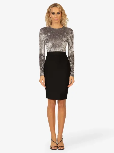 Kraimod Rochie mulate / argintiu negru