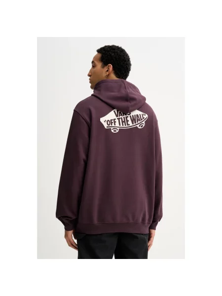 Bluza z kapturem Vans z kapturem fioletowa