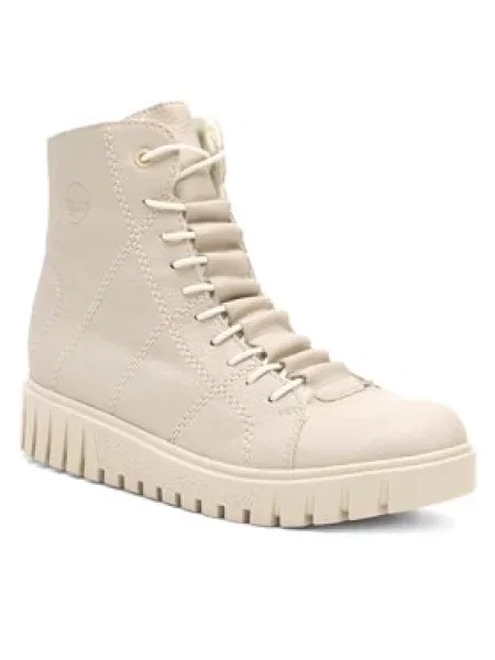 Rieker Polokozačky béžová