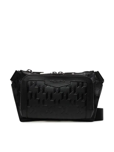 Karl Lagerfeld Borsetă Loom' negru