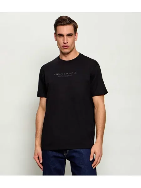 Armani Exchange Tricou negru