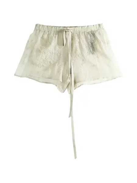Pantaloni scurți Ann Demeulemeester cu cordon