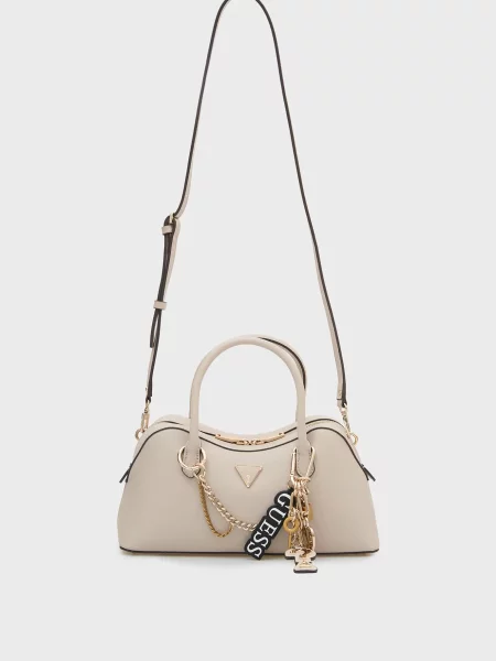Сумка сэтчел Guess бежевая