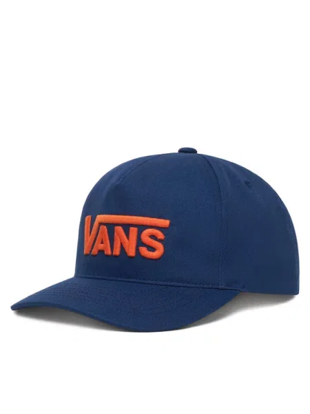 Vans Шапка с козирка Drop V Logo Snapback Тъмносин