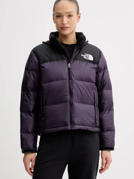 The North Face kurtka puchowa Retro Nuptse fioletowa