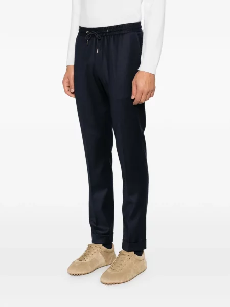 Pantaloni Paul Smith cu cordon albastru