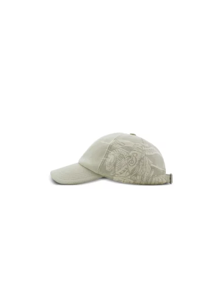 Czapka z daszkiem Burberry z logo szara