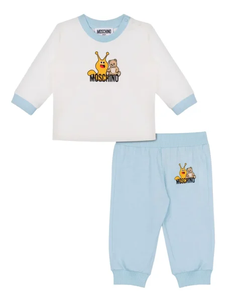 Komplet dresowy dziecięcy Moschino biały