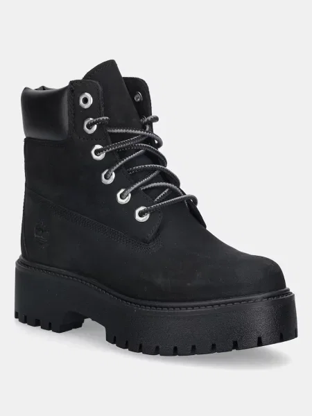 Timberland bocanci Stone Street Waterproof cu plat negru