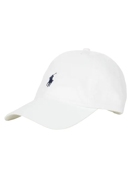 Baseball sapka Polo Ralph Lauren autogrammal fehér