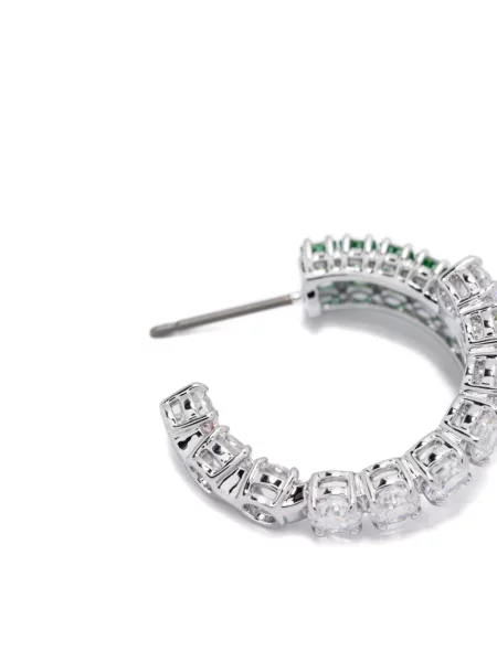 Cercei Swarovski argintiu