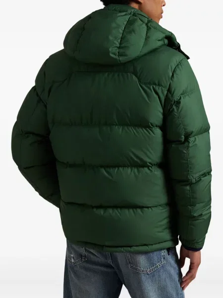 Ριγέ polo Polo Ralph Lauren με κουκούλα με αυτόγραφο λευκό