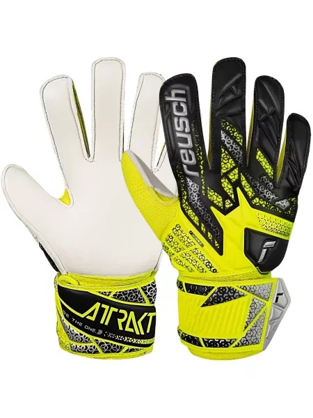 REUSCH rękawice bramkarskie Attrakt Solid Junior żółte