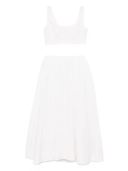 Ленена пола Reformation бяло