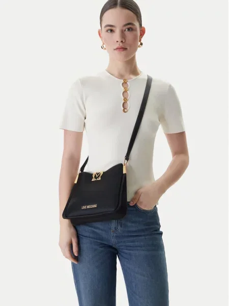 LOVE MOSCHINO Дамска чанта черен