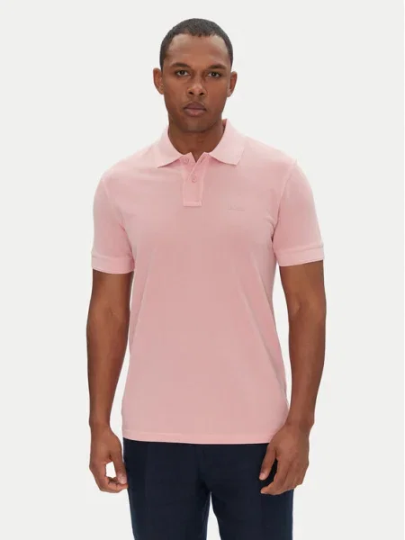 BOSS Tricou polo Prime roz