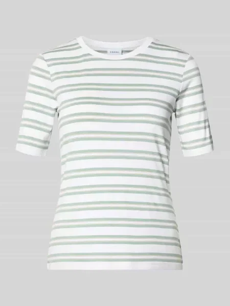 T-shirt z okrągłym dekoltem Comma