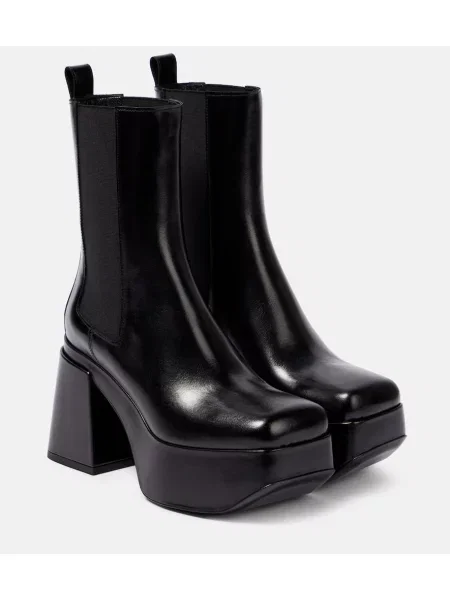 Botine chelsea Dorothee Schumacher din piele cu platformă negru