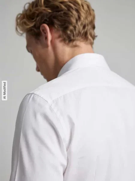 Koszula biznesowa o kroju slim fit super z czystej bawełny w jakości premium Jake*s biała