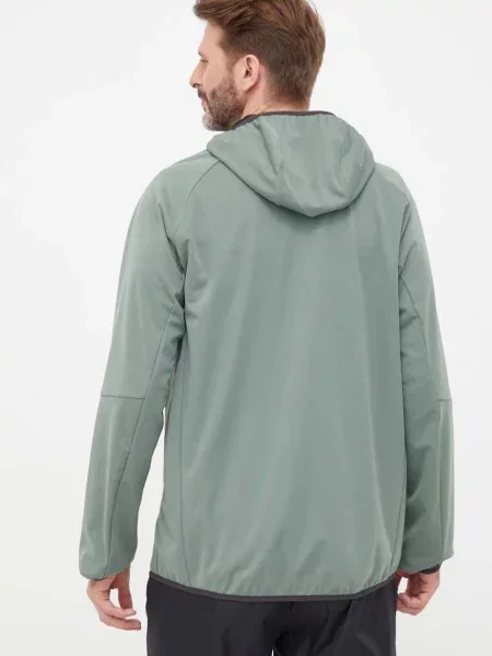 Jack Wolfskin szabadidős kabát Feldberg Hoody zöld