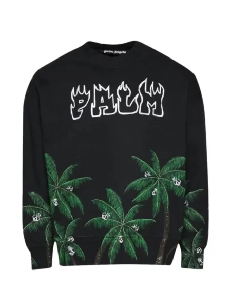 Melegítő felső Palm Angels fekete