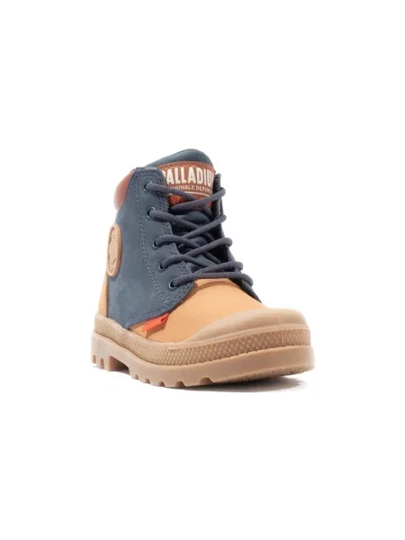 Botine copii Palladium bej