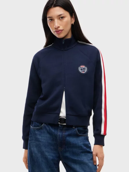 Светр Tommy Jeans для бігу синій