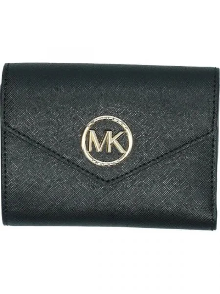 Michael Kors Bőr pénztárca Carmen fekete