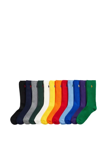 Șosete Polo Ralph Lauren cu model argyle negru
