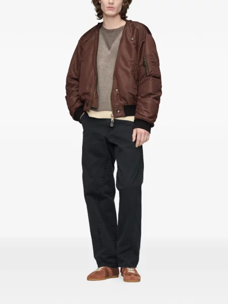 Reversibil geacă bomber Maison Margiela maro