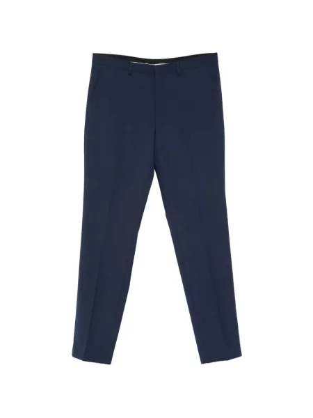 Pantaloni Boss fără toc albastru