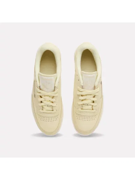 Reebok sneakersy Club C Chalk/Rawyellow/Simplebiege Size: 35