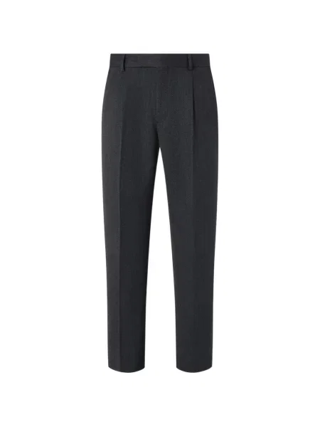 Pantaloni Zegna de lână gri
