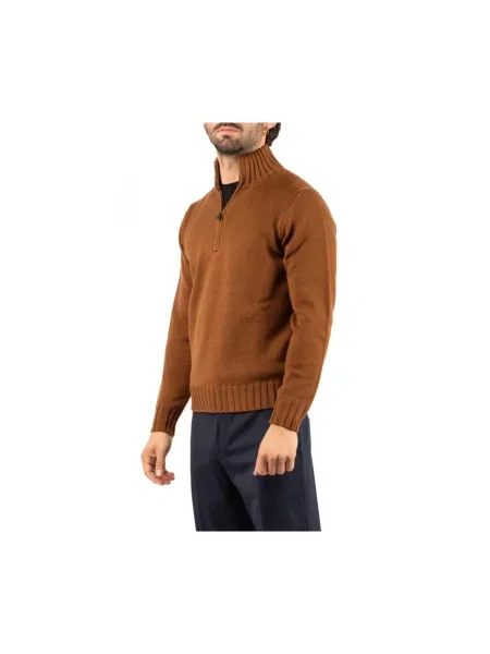 Sweter Filippo De Laurentiis brązowy