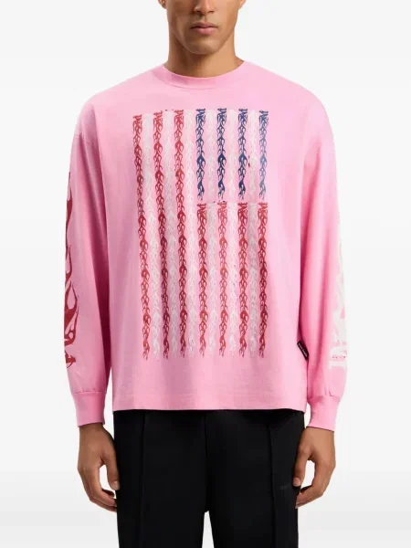 Tricou Palm Angels lung roz