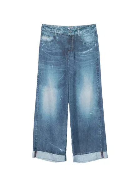 Pantaloni Liu Jo cu imagine albastru