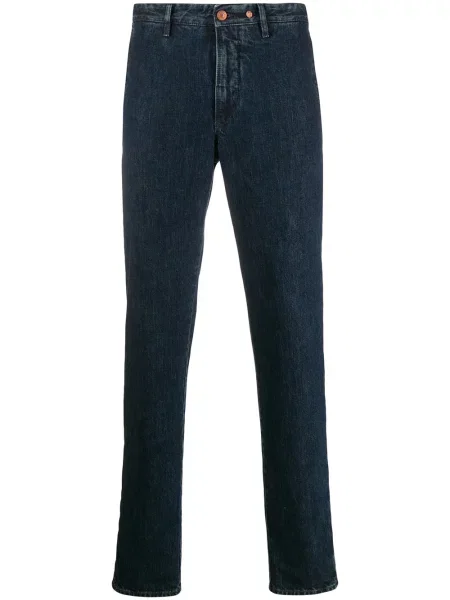 Traperice ravnih nogavica Incotex plava