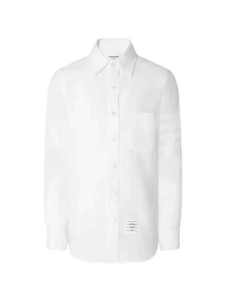 Cămașă Thom Browne de in alb