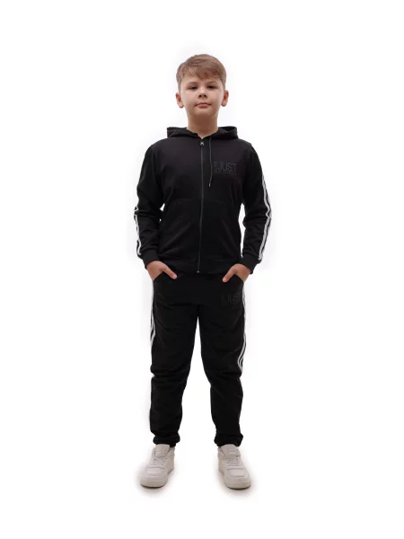 Дитячий Спортивний костюм STREAM віскоза/поліестер чорний