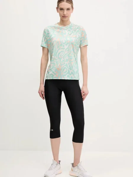 Koszulka do biegania ASICS Road Lite-Show oasis green/multi color zielona