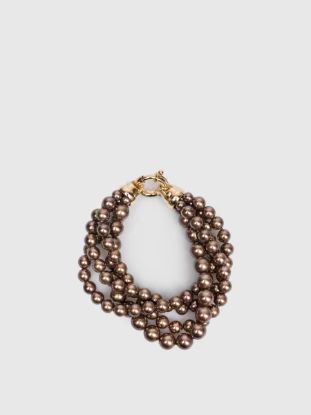 Браслет Madreperla коричневый