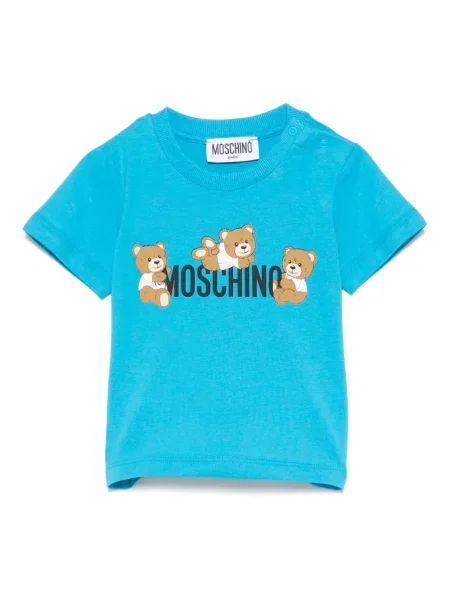 Koszulka dziecięca Moschino niebieska