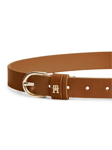 TOMMY HILFIGER Opasky ESSENTIAL EFFORTLESS koňaková